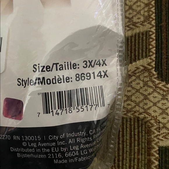 Leg Avenue Pretty Pixie Fairy Costume – 3X/4X – Plus Size – Green – NEW - Picture 3 of 5